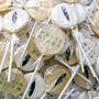 Branded Logo Lollipops, Black Print, Ten Lollies, thumbnail 5 of 10