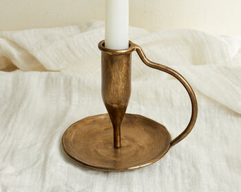 Doré Gold Iron Candle Holder, 2 of 3