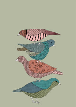 Colourful Birds Print, 2 of 2