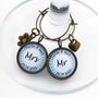 Eight Personalised Wedding Top Table Wine Charms, thumbnail 5 of 8