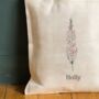 Personalised Birthday Birth Flower Short Handled Tote Bag, thumbnail 5 of 5