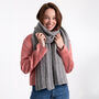 Easy Ribbed Scarf Crochet Kit, thumbnail 1 of 8