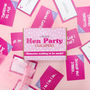 Personalised Hen Party Gift Challenges Game, thumbnail 2 of 3