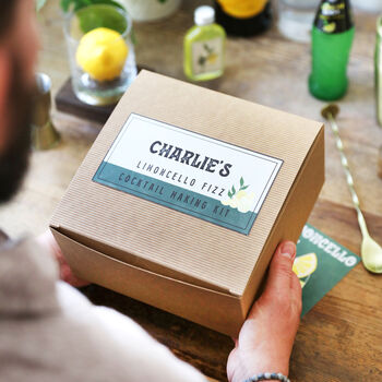 Personalised Limoncello Fizz Cocktail Kit, 11 of 11