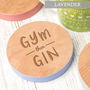 Gym Then Gin Personalised Drinks Coaster, thumbnail 6 of 7