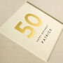 Personalised Hand Foiled 50th Birthday Photo Album, thumbnail 4 of 12