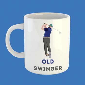 Personalised Old Swinger Mug, 2 of 4
