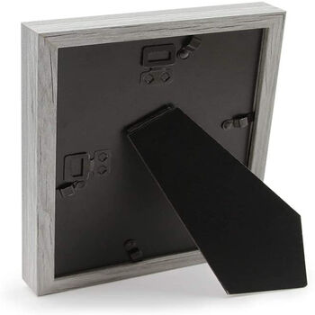 Pack Of Two Grey Wooden Photo Frame For Wall Desk, 8 of 9