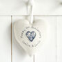 Personalised Wedding Anniversary Hanging Heart Gift, thumbnail 3 of 12
