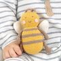 Bee Baby Rattle Crotchet Toy, thumbnail 2 of 3