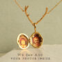 Personalized Antler Locket Necklace, thumbnail 2 of 10