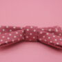 Pink Polkadot Dog Bow Tie, thumbnail 7 of 9