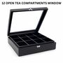 Tea Boxes Highest Quality In Bamboo Stained Black, thumbnail 5 of 6