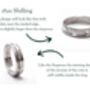Sterling Silver Wedding Ring Set 1820, thumbnail 6 of 12