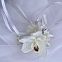 White Orchid Wrist Corsage, thumbnail 4 of 11