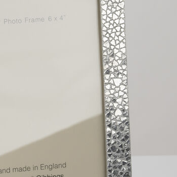 Mosaic Cast Pewter Photo Frame, 2 of 6