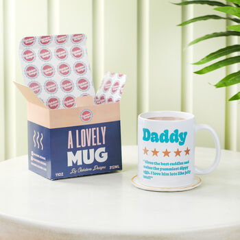 Personalised Name Review Funny Mug, 2 of 5