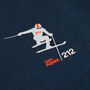 Radio Alpes Navy Apres Ski Sweatshirt, thumbnail 3 of 4