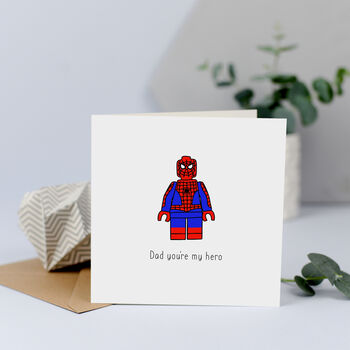 Superhero Minifigure Card For Dad, 2 of 4
