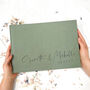 Personalised Traditional Wedding Guest Book, thumbnail 1 of 10