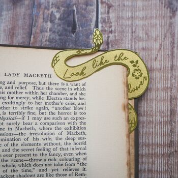 Lady Macbeth Brass Bookmark, 4 of 6