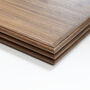 Reeded Walnut Decorative Serving Tray, thumbnail 6 of 9