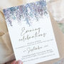 Whimsical Winter Wedding Evening Invitation, thumbnail 1 of 4