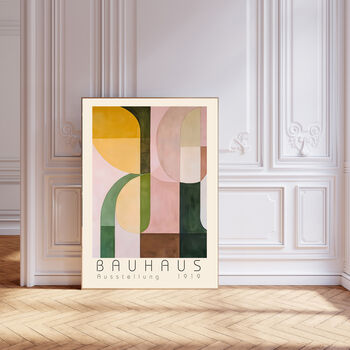 Set Of Two Bauhaus Mid Century Art Prints, 3 of 3