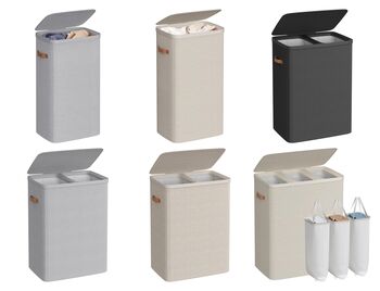 Laundry Basket Hamper With Lid Handles, 7 of 7