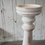 Tall White Wooden Candlestick Two Sizes, thumbnail 8 of 8