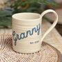 Granny Or Grandma Personalised Porcelain Mug, thumbnail 3 of 8