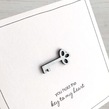 Key To My Heart, Valentine Card, 3 of 5
