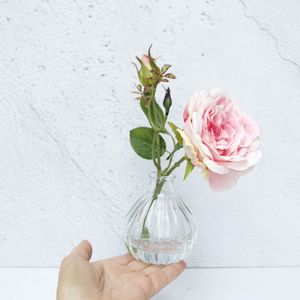 Delicate Bouquet In Small Vase By Abigail Bryans Designs