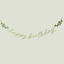 Botanical 'Happy Birthday' Party Banner, thumbnail 1 of 3