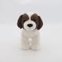 Puppy Dog Saint Bernard Soft Toy With Gift Packaging, thumbnail 9 of 10