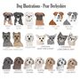 Personalised Illustrated Dog Cushion, thumbnail 4 of 8