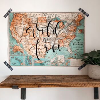 Personalised Bacon's Map Of The USA, 7 of 10