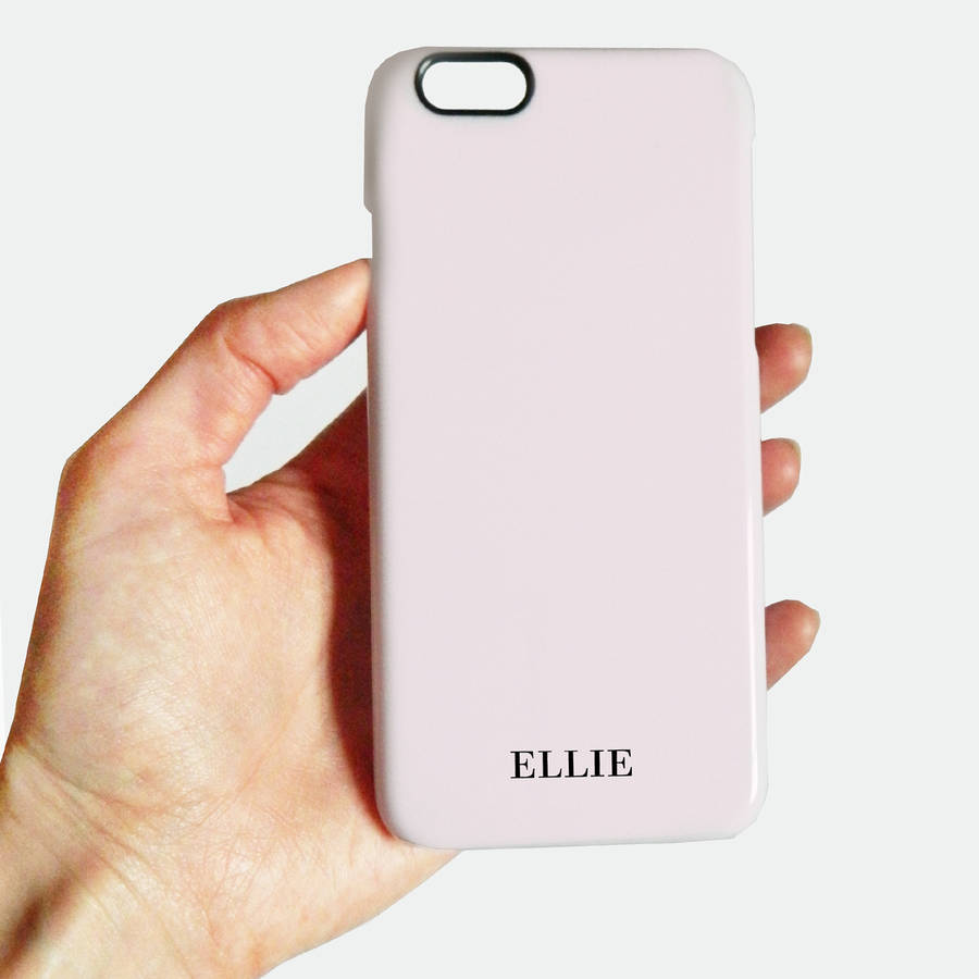dusty pink monogram phone case small initials by rianna phillips