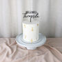 Personalised Mr And Mrs Wedding Cake Topper, thumbnail 3 of 6