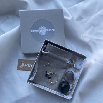Zodiac Star Sign Crystal Earring Gift Box, 12 of 12