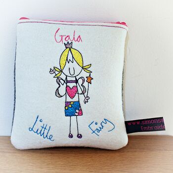Personalised Embroidered Little Fairy Purse, 10 of 12