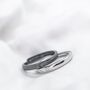 Adjustable Matching Couple Moon And Sun Promise Rings, thumbnail 1 of 6