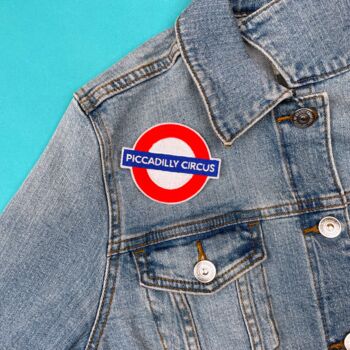 Transport For London Piccadilly Circus Sew On Patch, 2 of 2