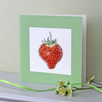 Six Cards With 'Summer Berry' Illustrations, 5 of 5
