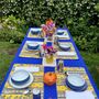 Blue And Yellow Provencal Tablecloth Cavaillion Range, thumbnail 4 of 5