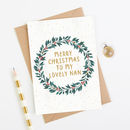 Nan Christmas Card By Norma&amp;Dorothy | notonthehighstreet.com