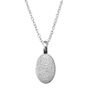Personalised Silver Dog Nose Print Necklace From Photo, thumbnail 2 of 7