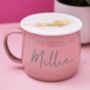 Valentine's Day Personalised Enamel Mug, thumbnail 2 of 6