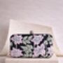Canberra Embroidered Navy Blue Clutch, thumbnail 5 of 5