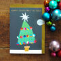 Bold Christmas Tree Card, thumbnail 1 of 5